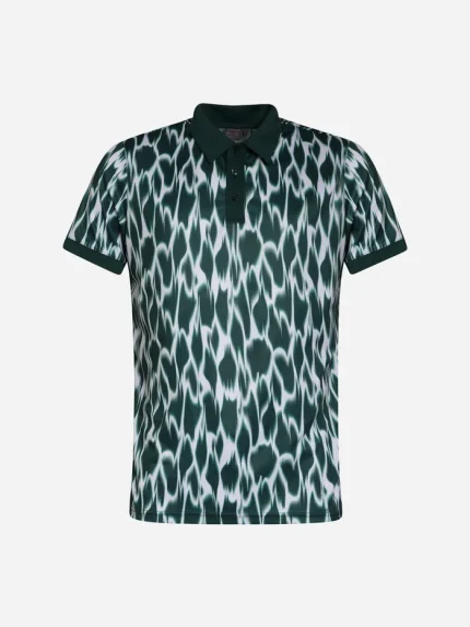 BLURRY POLO BOTANICAL  Polo Shirts